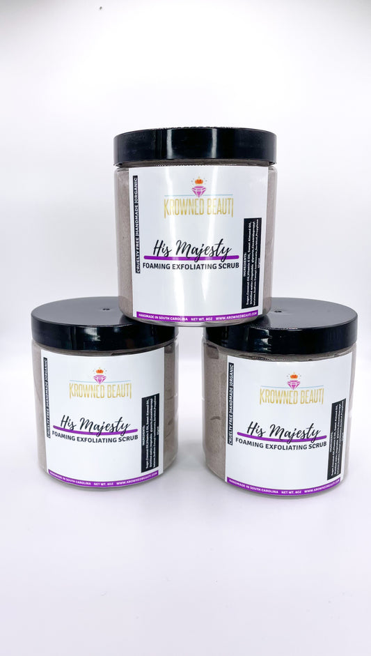 His Majesty Foaming Scrub